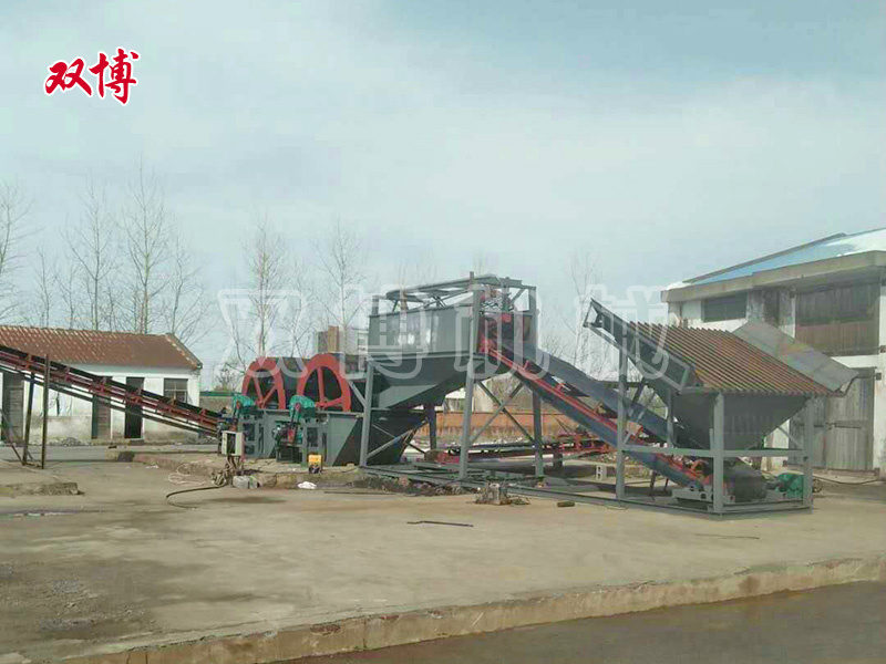 輪式洗沙機